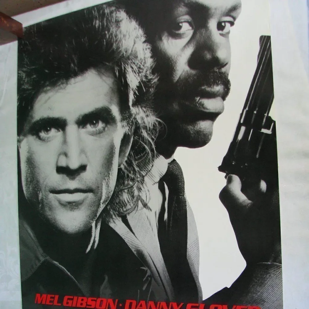 Vintage Lethal Weapon Movie Poster